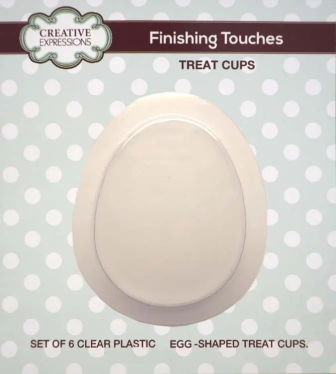 Egg Shaped Treat Cups Pk Of 6 1