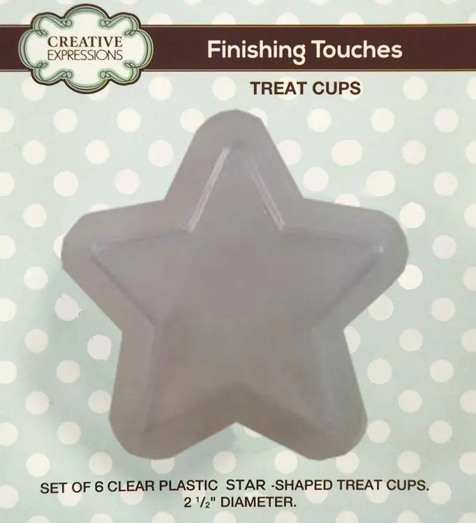 Star Shaped Treat Cups Pk 6 1