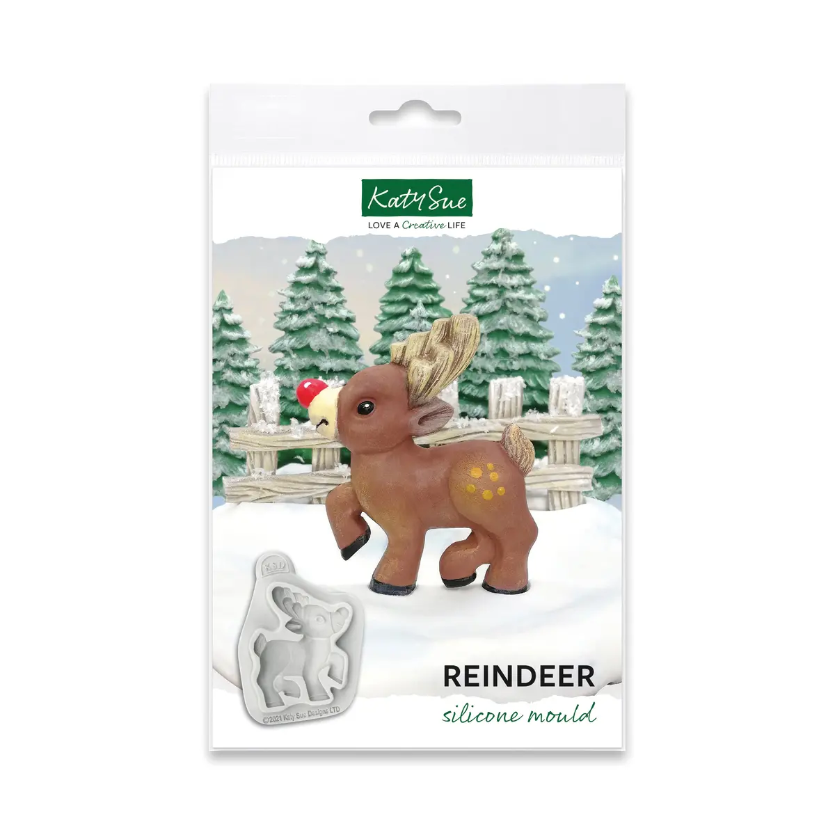 Reindeer Silicone Mould 1