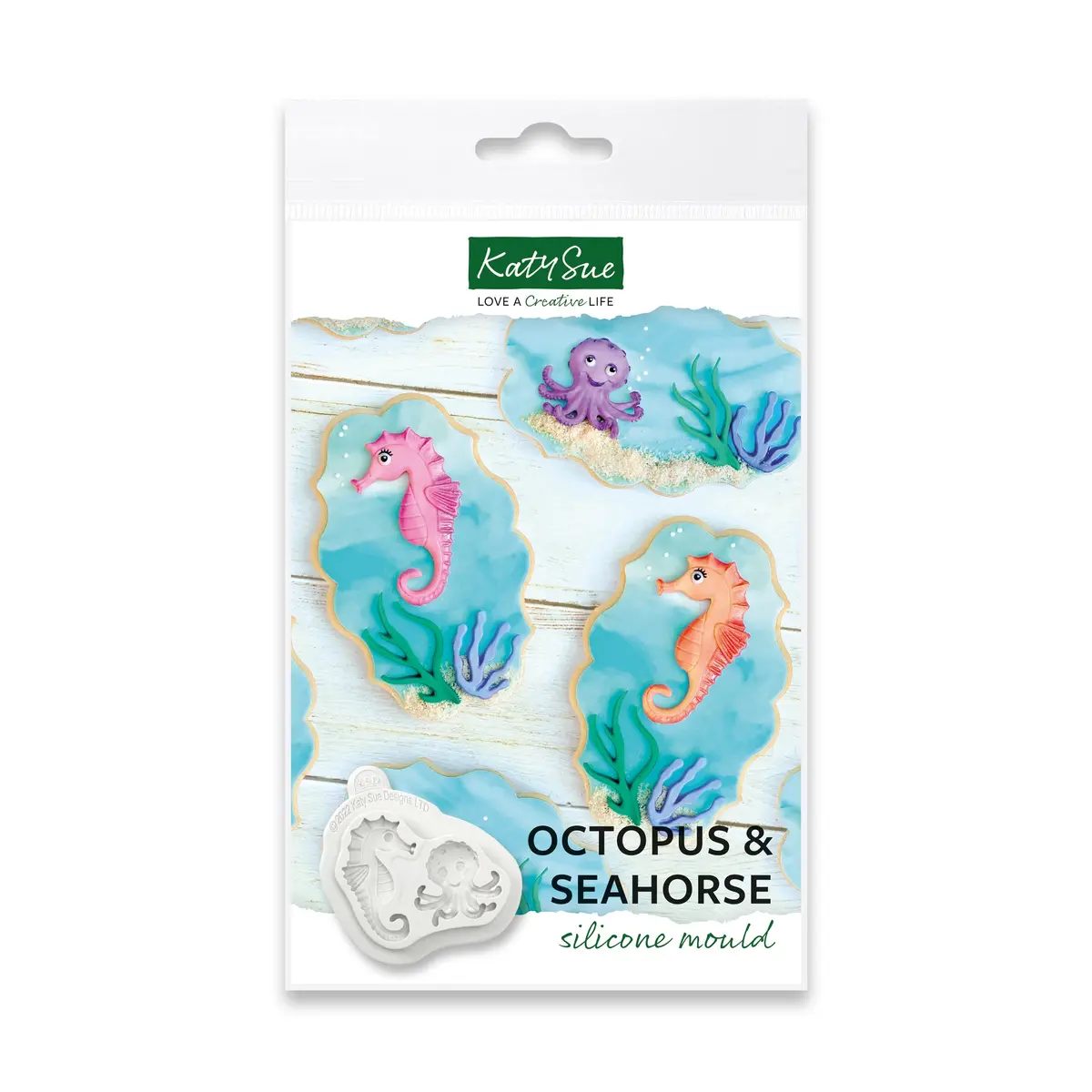 Octopus And Seahorse Silicone Mould 1