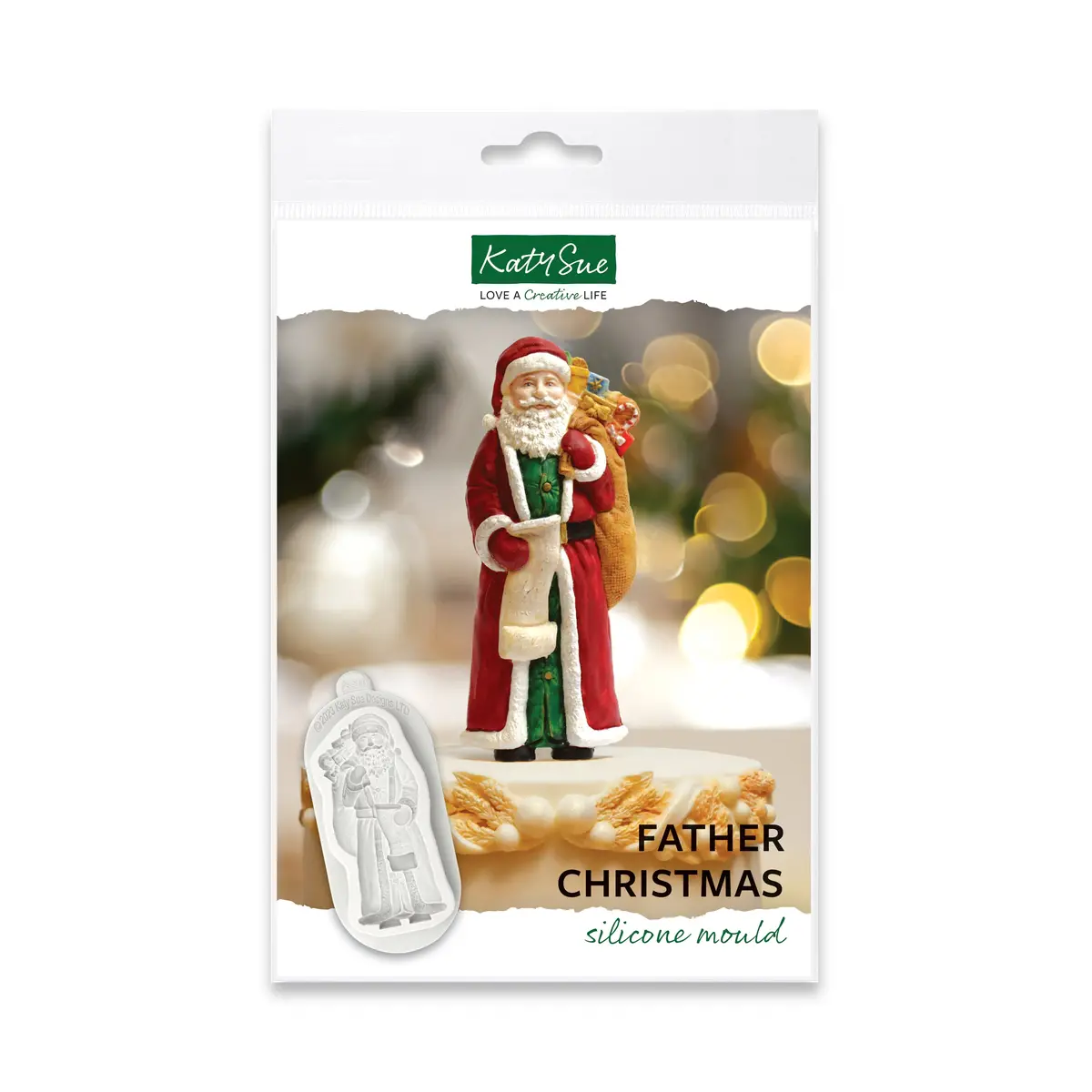 Father Christmas Silicone Mould 1
