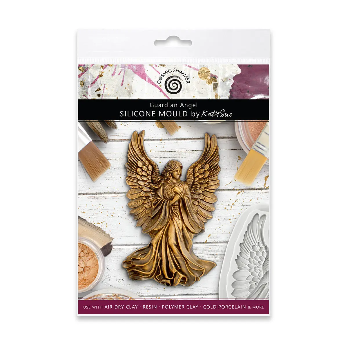 Cosmic Shimmer Guardian Angel Silicone Mould 1