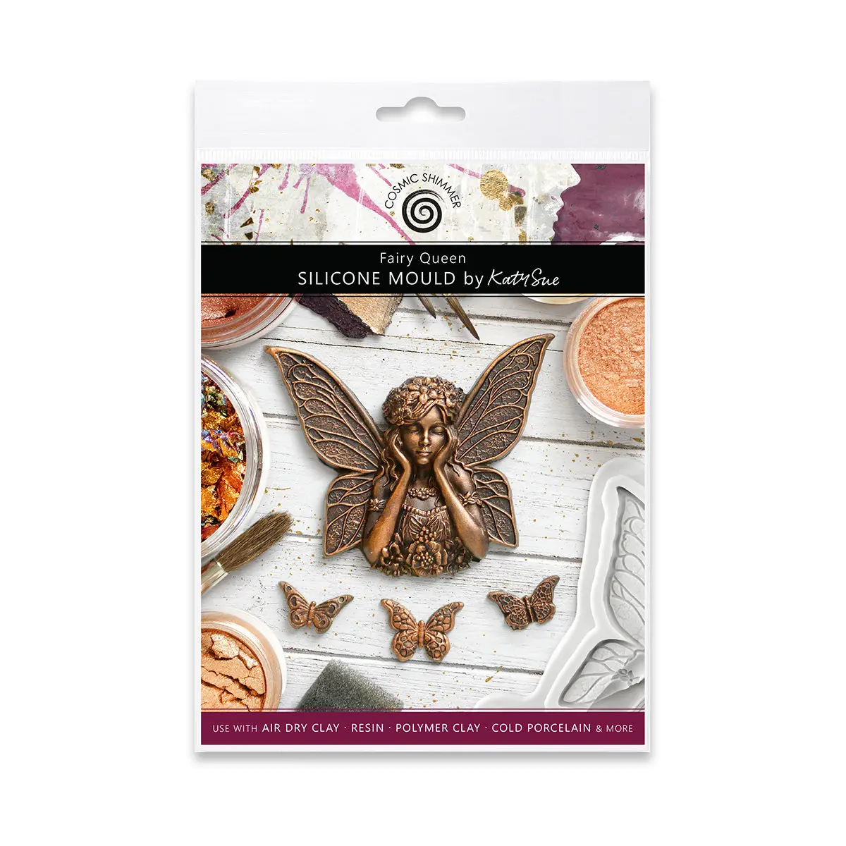 Cosmic Shimmer Fairy Queen Silicone Mould 1