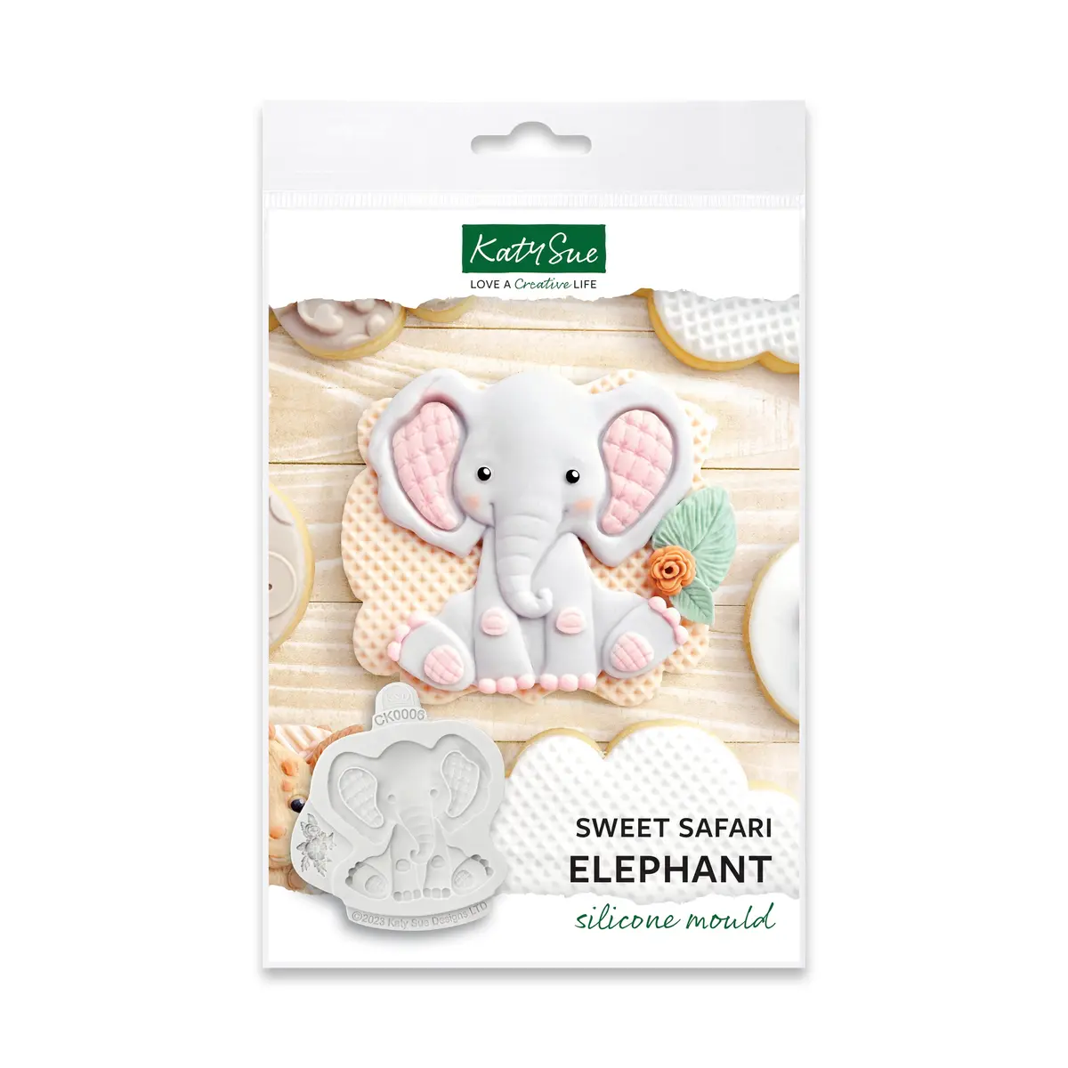 Sweet Safari Elephant Silicone Mould 1