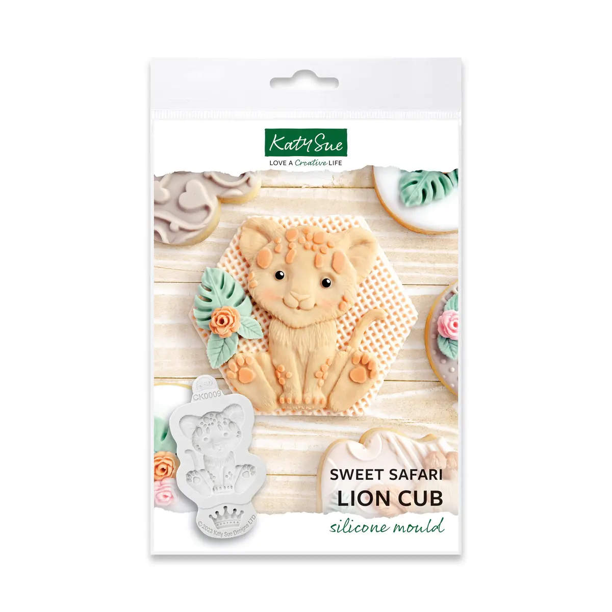 Sweet Safari Lion Cub Silicone Mould 1