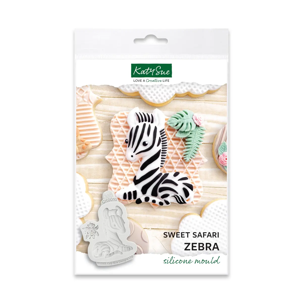 Sweet Safari Zebra Silicone Mould 1