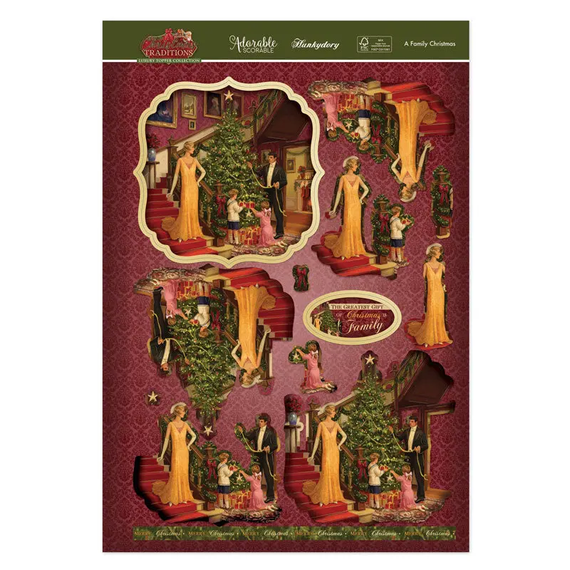 A Family Christmas Luxury Topper Set 2