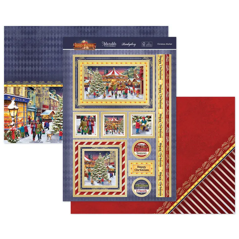 Christmas Market Luxury Topper Set 1