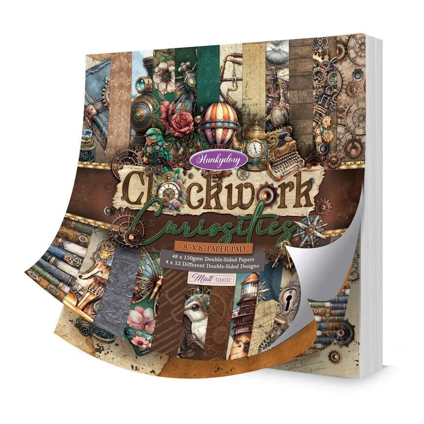 Clockwork Curiosities 8" X 8" Paper Pad 1