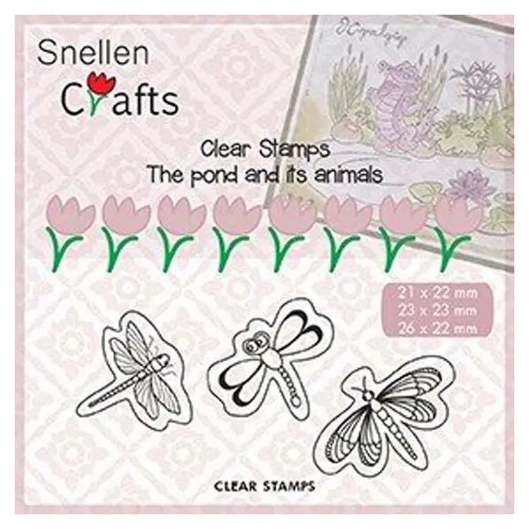 Snellen Crafts Clear Stamp Butterflies 1