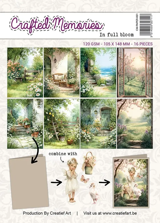 Creatief Art - A6 Paper Pad - In Full Bloom 1