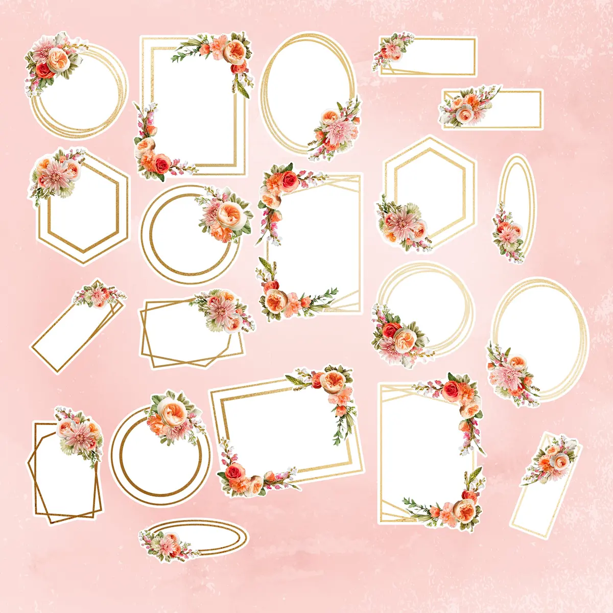 Couture Creations - Elegance Collection - Ephemera - Set 2 - Inc. Foiled Elements (20Pc) 1