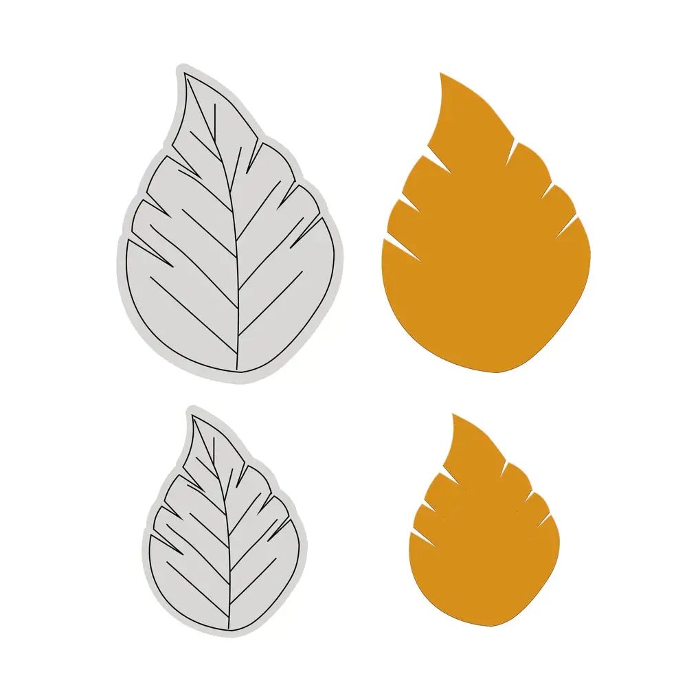 Couture Creations - Single Leaf Stamp And Dies 1