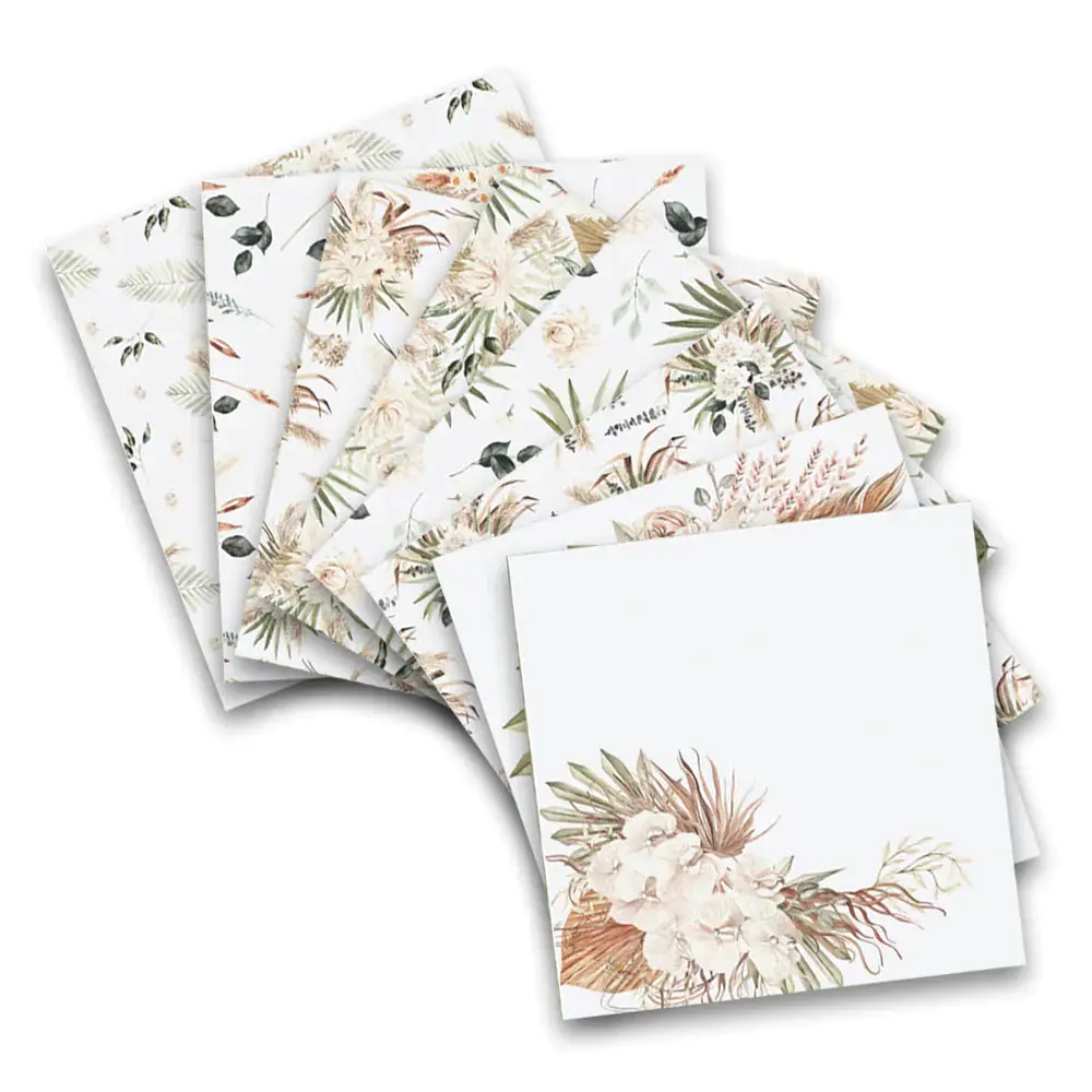 Couture Creations - Earthy Delights Collection 8 X 8 Vellum Paper (24 Sheets - 3 X 8 Designs) 1