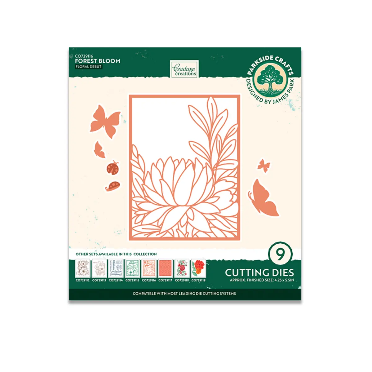 Forest Bloom Cutting Die Set (9Pc) 1