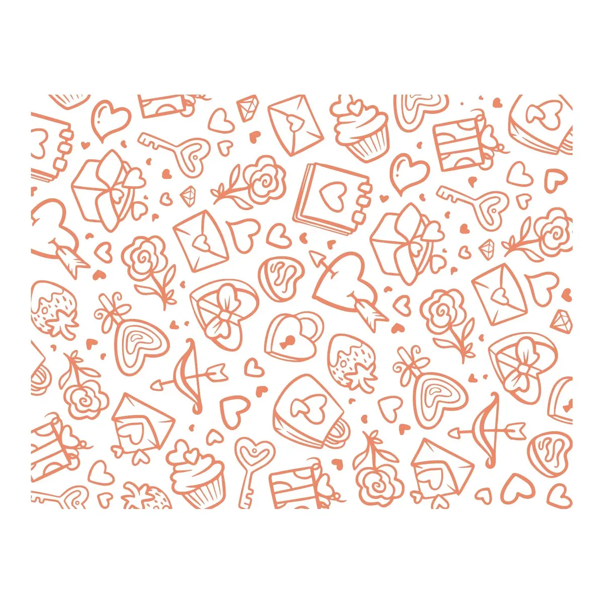 Valentines Background Photopolymer Stamp Set (1Pc) 1