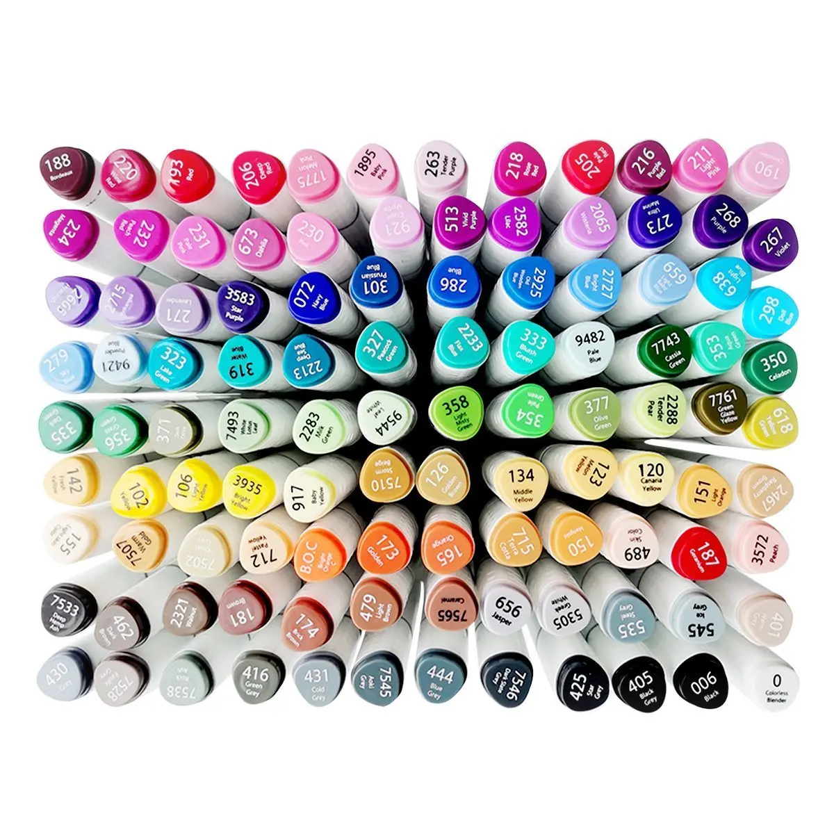 Twin Tip Alcohol Ink Marker - Browns, Greys & Black 1