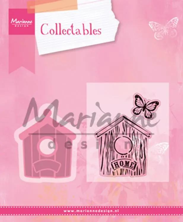 Marianne Design: Collectables Die & Stamp Set - Birdhouse Home 1