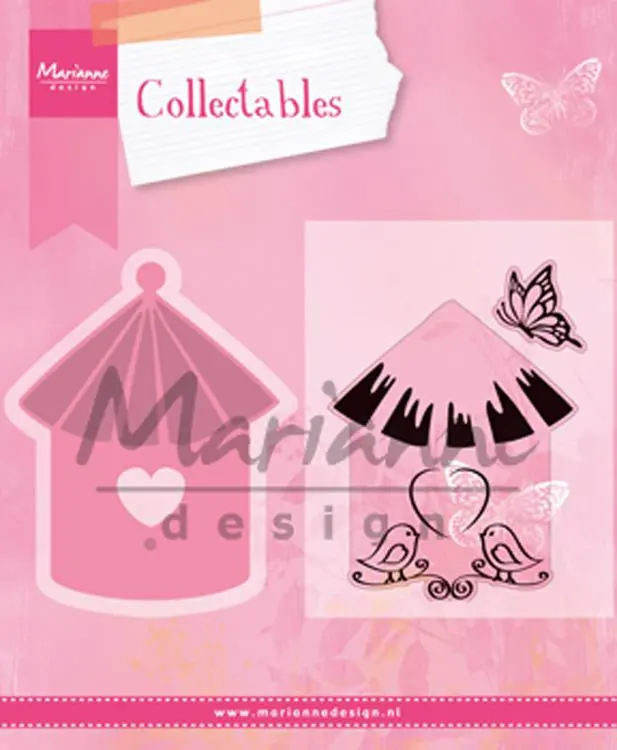 Collectable Dies/Stamp Set -  Birdhouse Birds 1