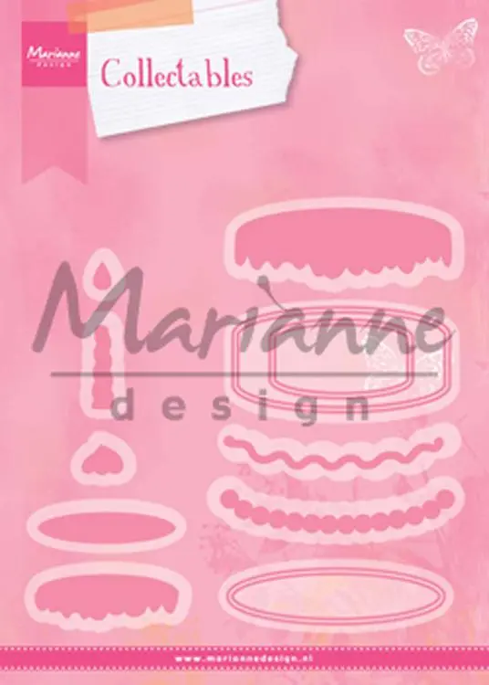 Marianne Design: Collectables Die Set - Birthday Cake 1