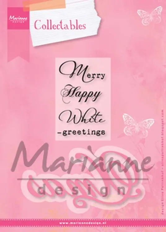 Marianne Design: Collectables Die & Stamp Set - Eline's Xmas 1