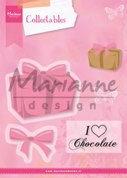 Marianne Design: Collectables Die & Stamp Set  - Box Of Chocolates 1
