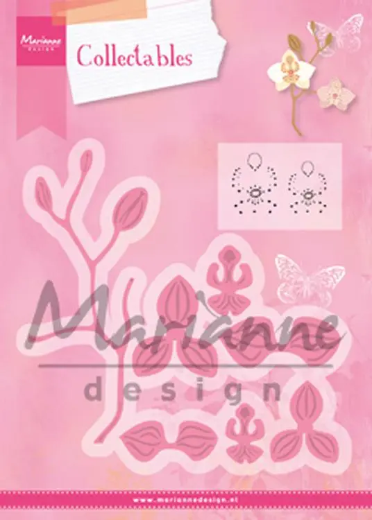 Marianne Design: Collectables Die & Stamp Set - Orchid 1