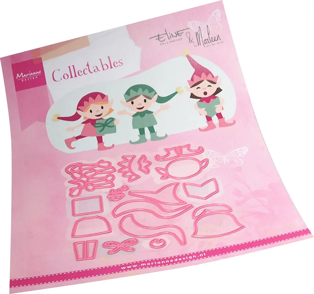 Marianne Design Collectables Die - Christmas Elves By Eline & Marleen 1