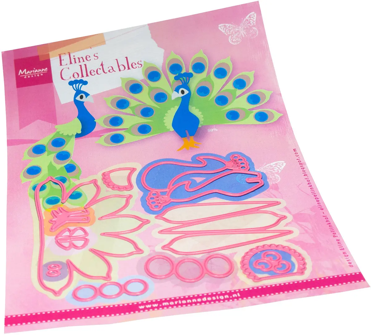 Marianne Design Collectables Die - Eline's Peacock 1