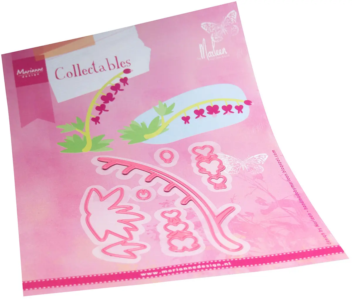 Marianne Design Collectables Die - Bleeding Hearts By Marleen 1