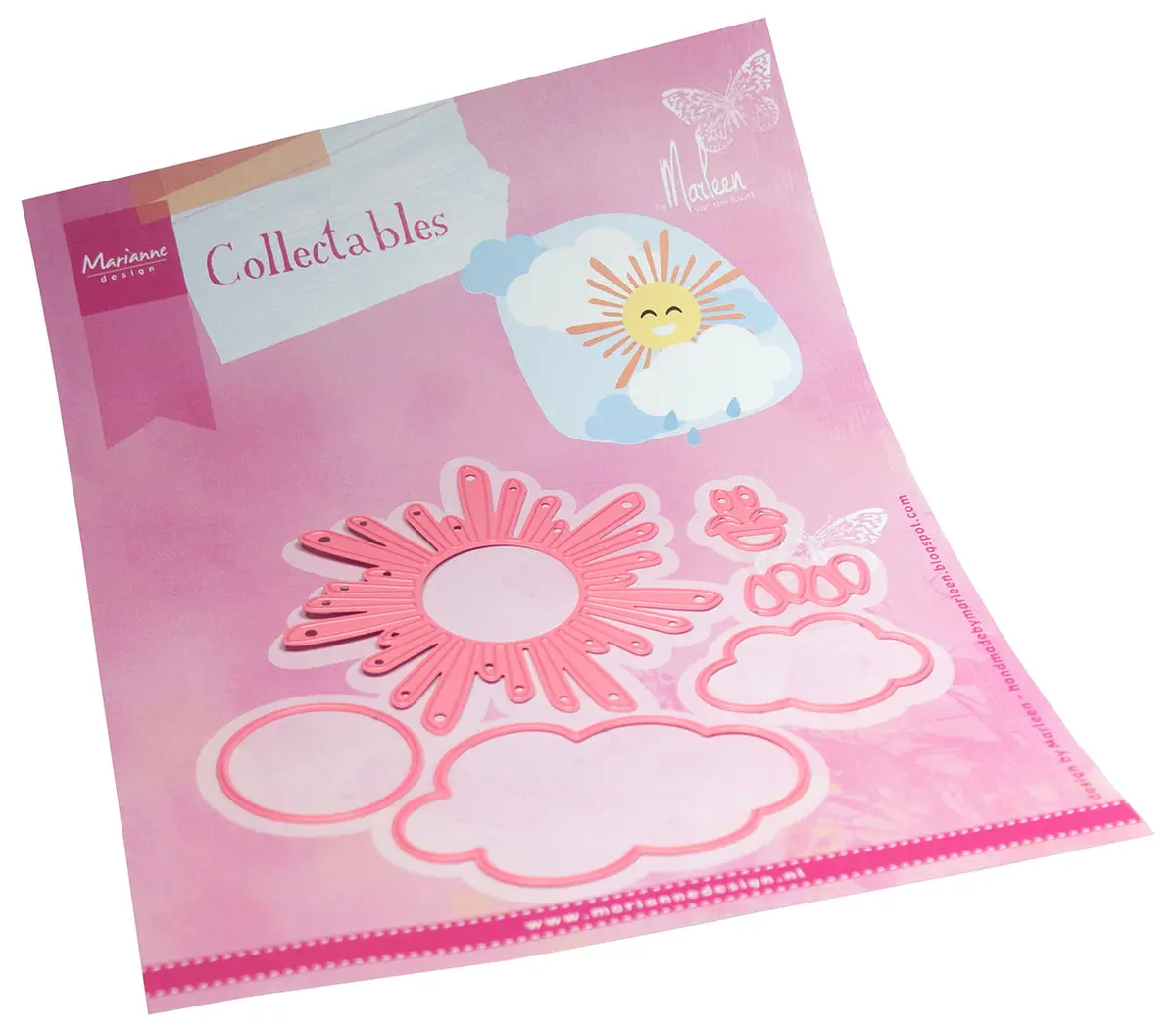 Marianne Design Collectables Die - Sun & Clouds By Marleen 1