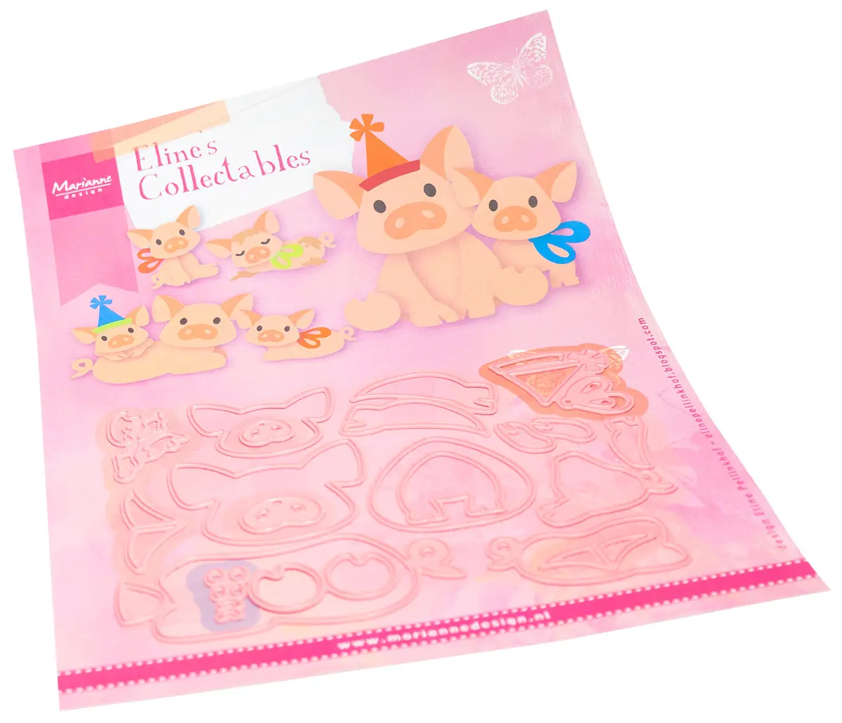 Marianne Design Collectables Die - Eline's Pig Family 1