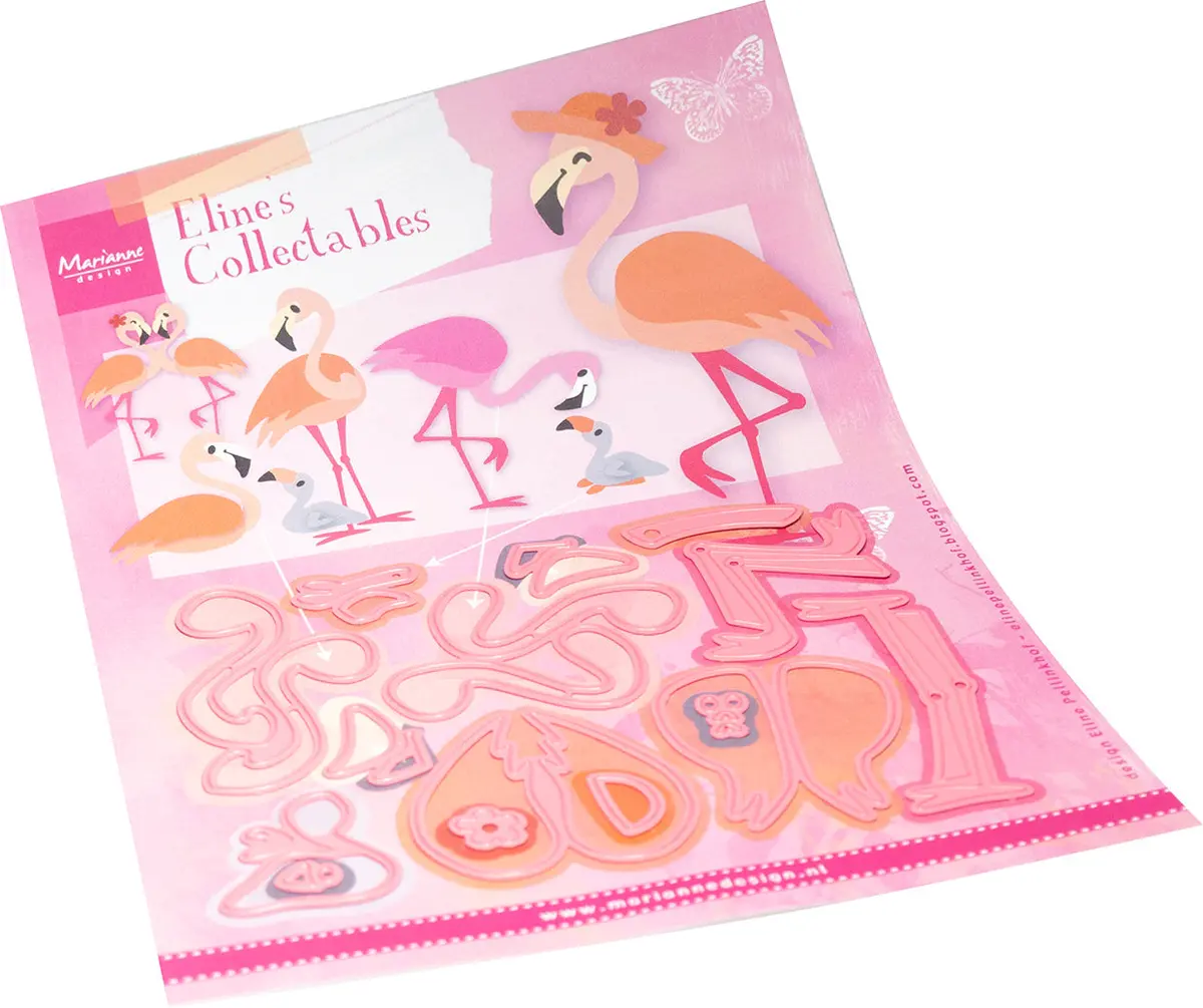 Marianne Design Collectables Die - Eline's Flamingo Family 1