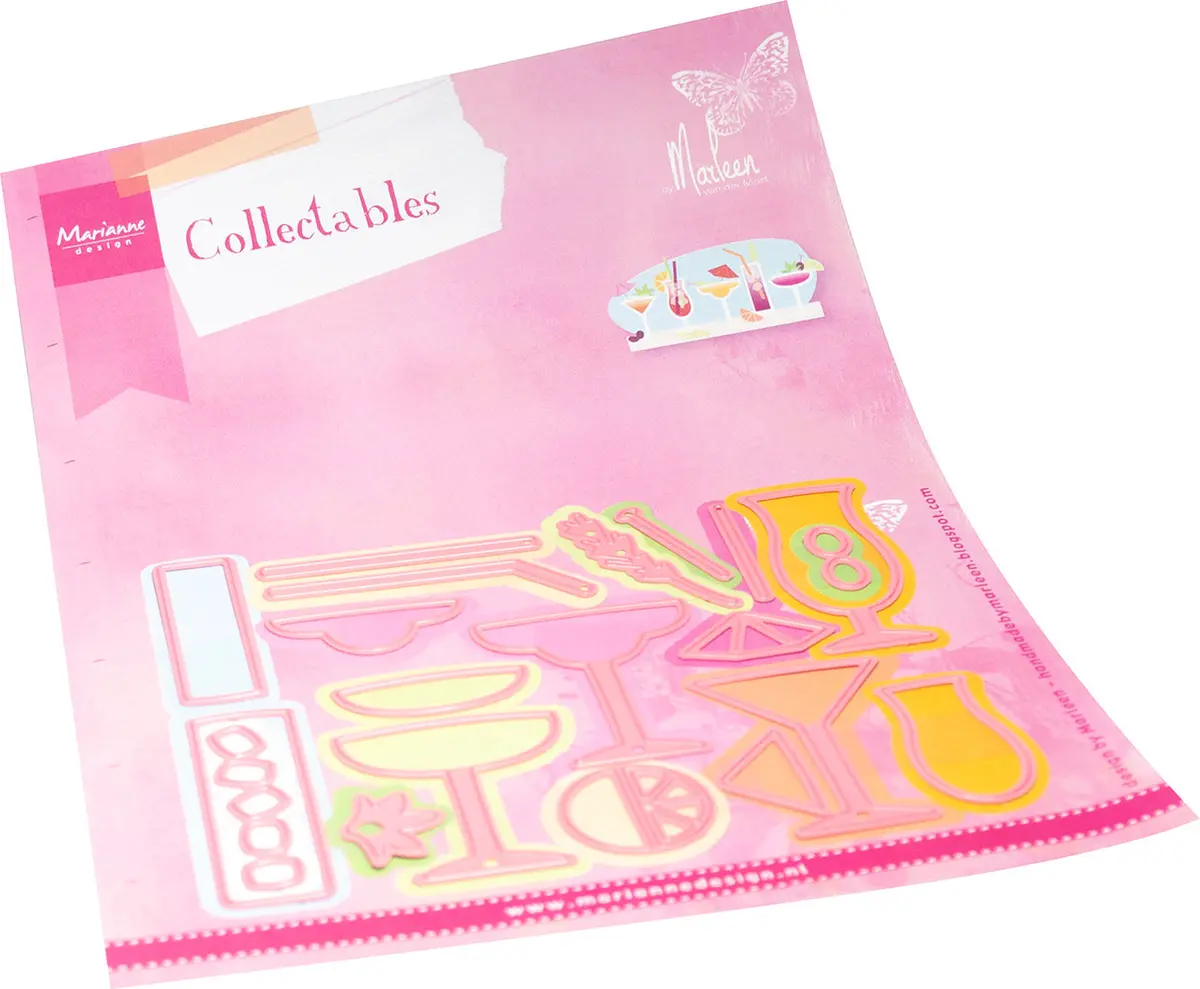 Marianne Design Collectables Die - Cocktails & Mocktails By Marleen 1