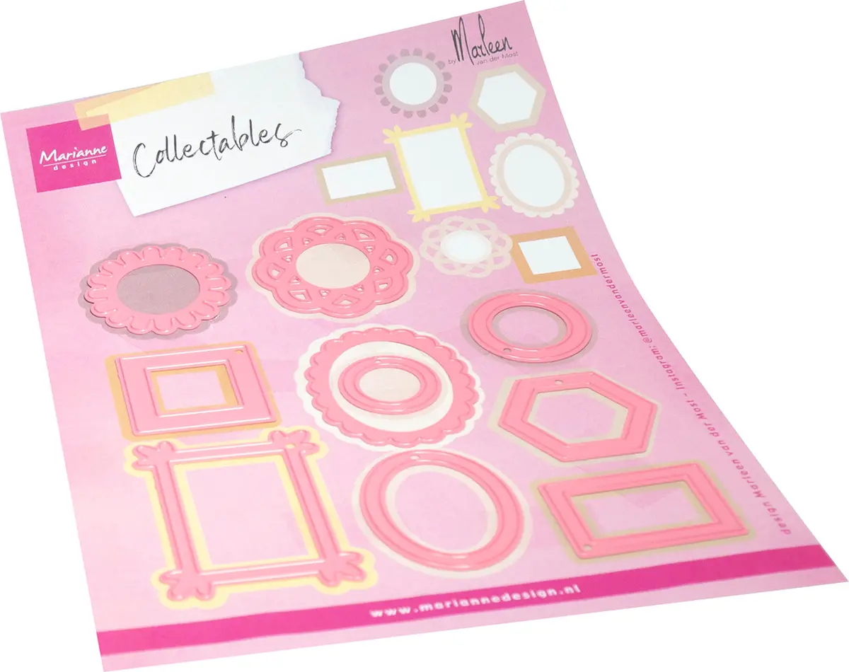 Marianne Design Collectables Die - Picture Frames By Marleen 1