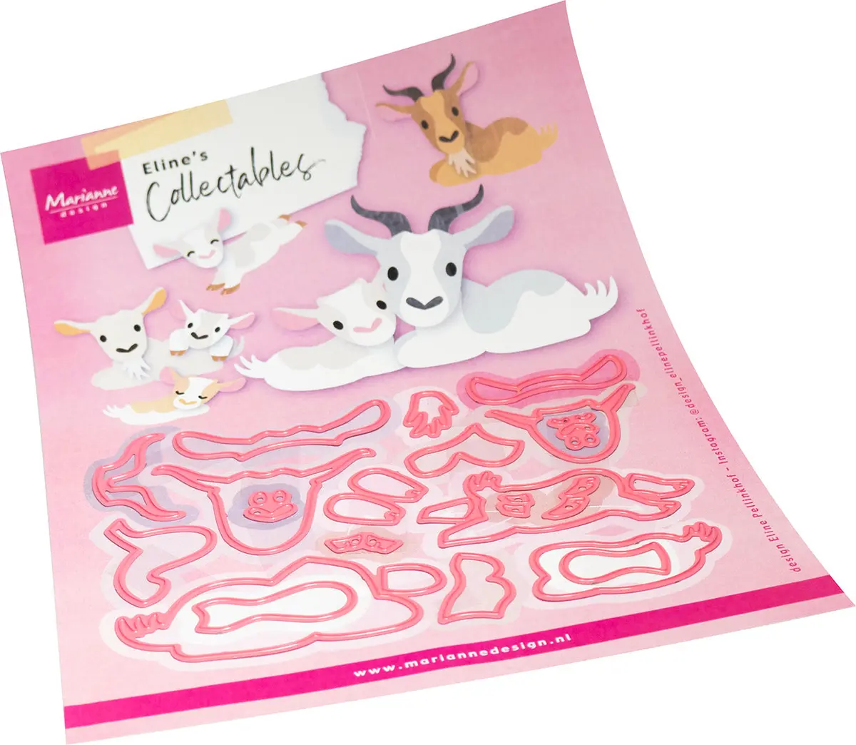 Marianne Design Collectables Die - Eline's Goat Family 1