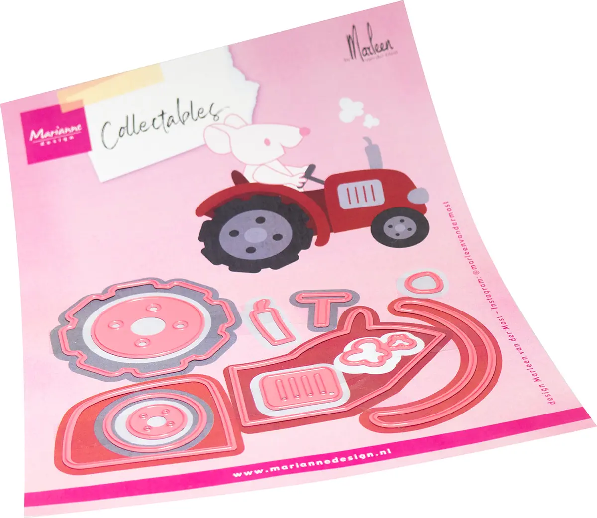 Marianne Design Collectables Die - Tractor By Marleen 1