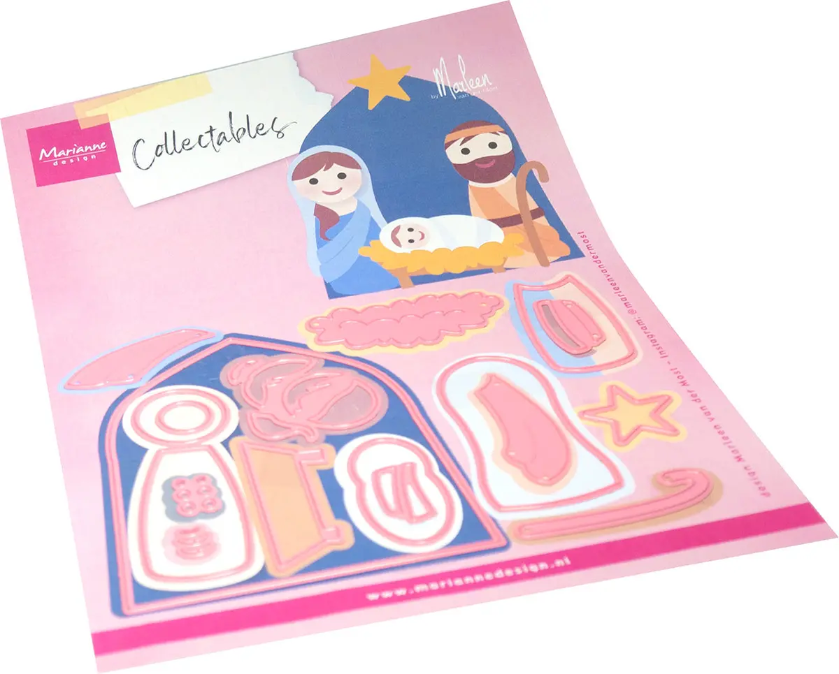 Marianne Design - Nativity Set By Marleen 1