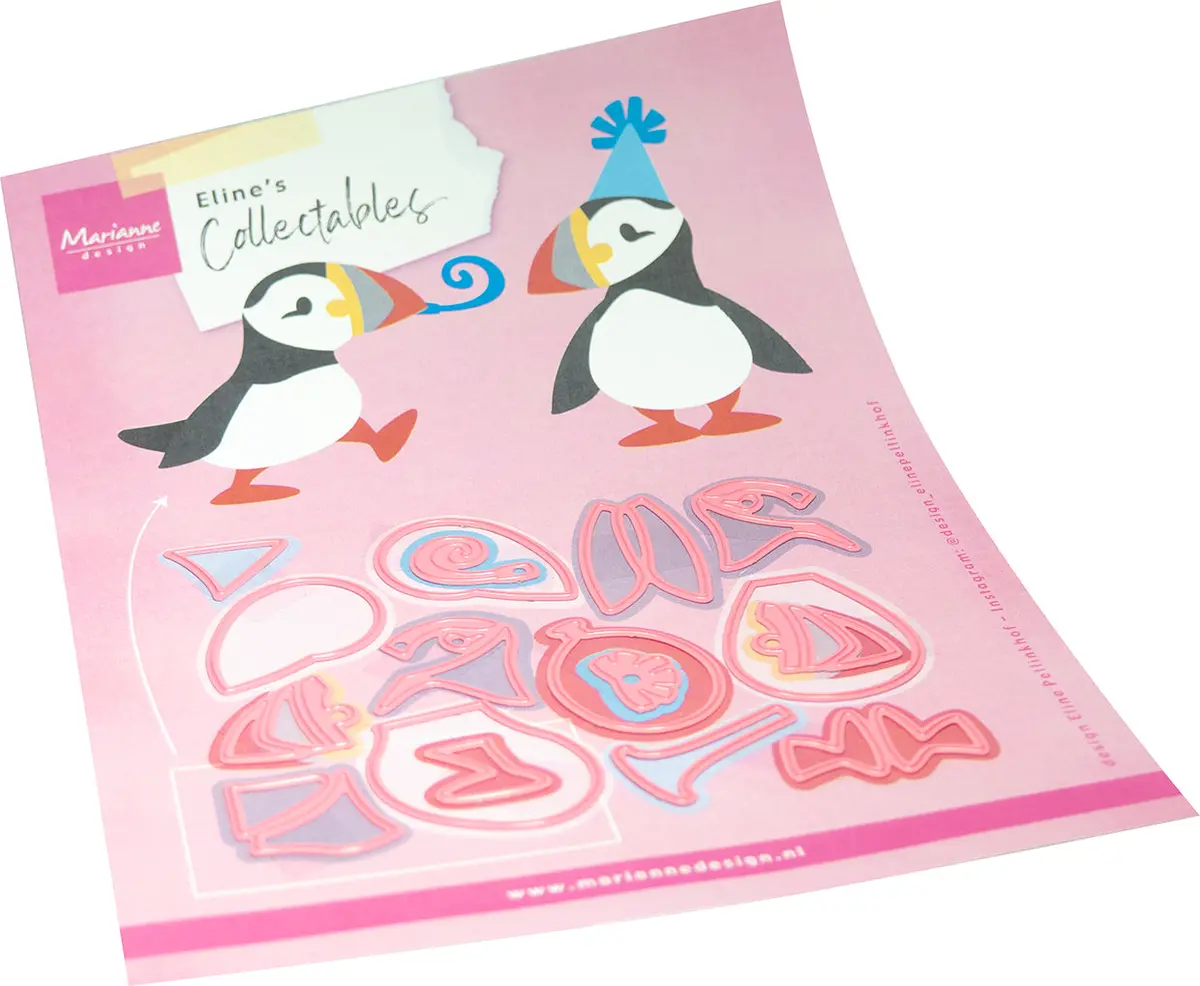 Marianne Design Collectables Die - Eline's Party Puffin 1