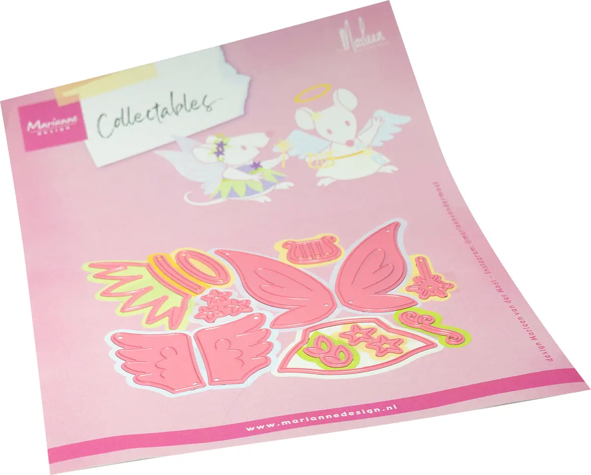 Marianne Design Collectables Die - Angel And Fairy Accessories By Marleen 1
