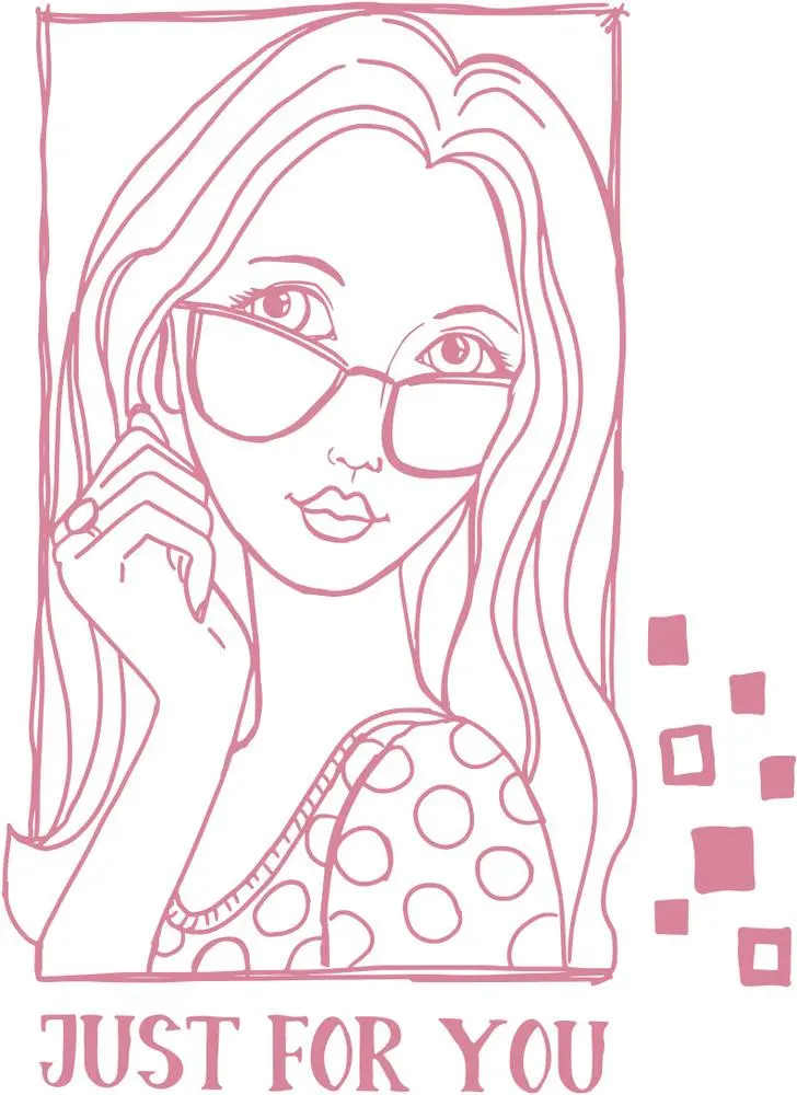 Couture Creations Just For You Portrait Stamp Set 1