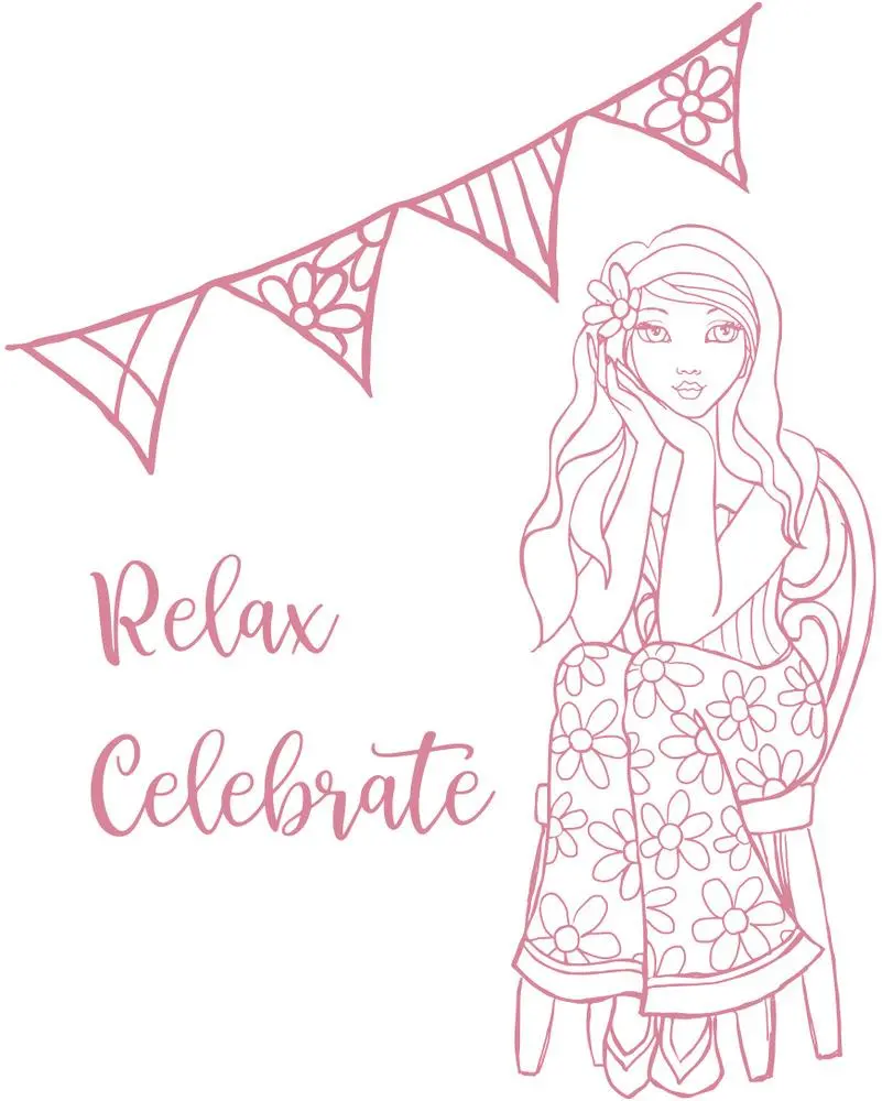 Couture Creations Sitting Pretty Stamp Set 1