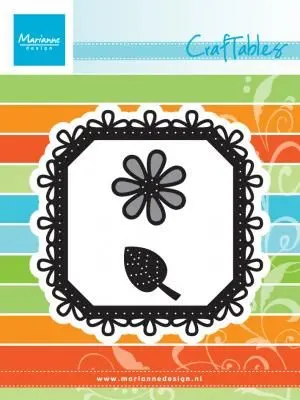 Marianne Design; Craftables Dies - Square & Flower-Stitch 1
