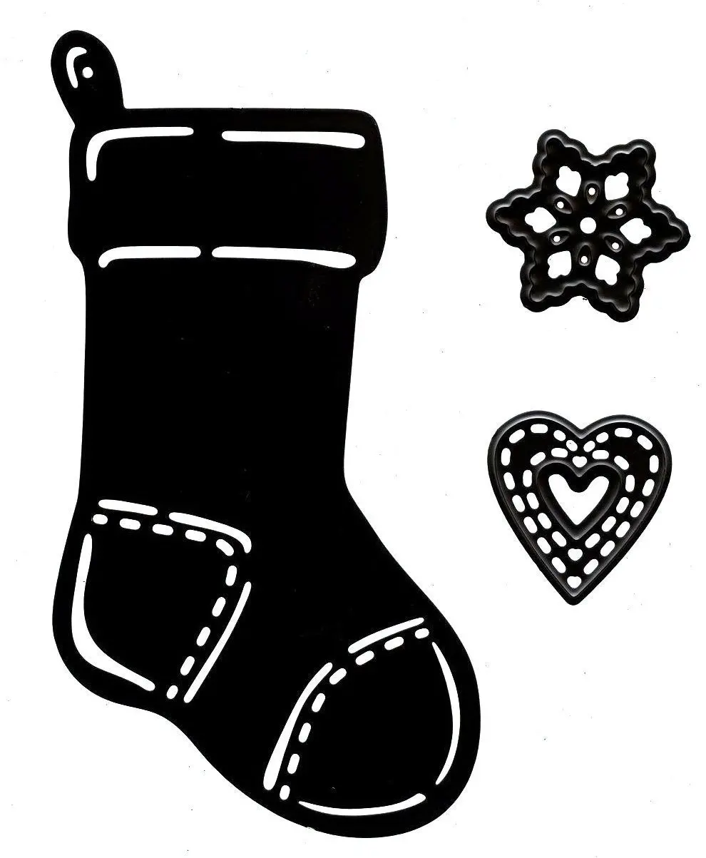 Marianne Design: Craftables Die - Stocking 1