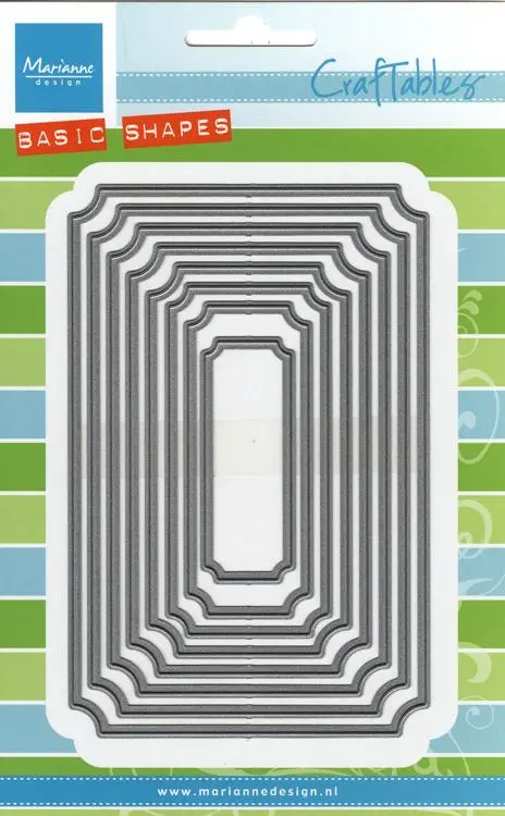 Marianne Design: Craftables Dies - Basic Ticket Die Set 1