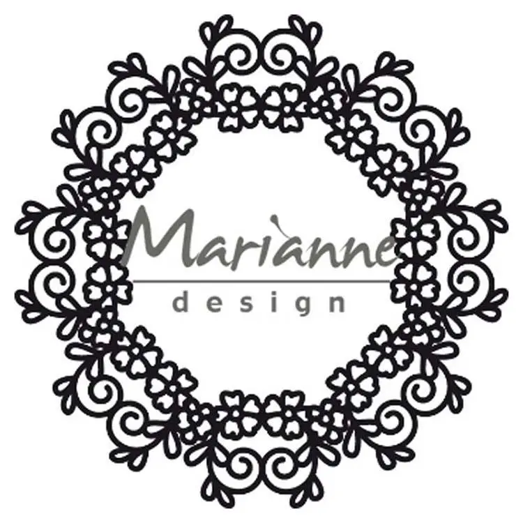 Marianne Design Craftables Floral Doily 1