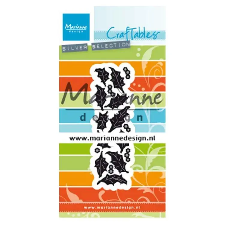 Marianne Design Craftables Punch Die Holly 1
