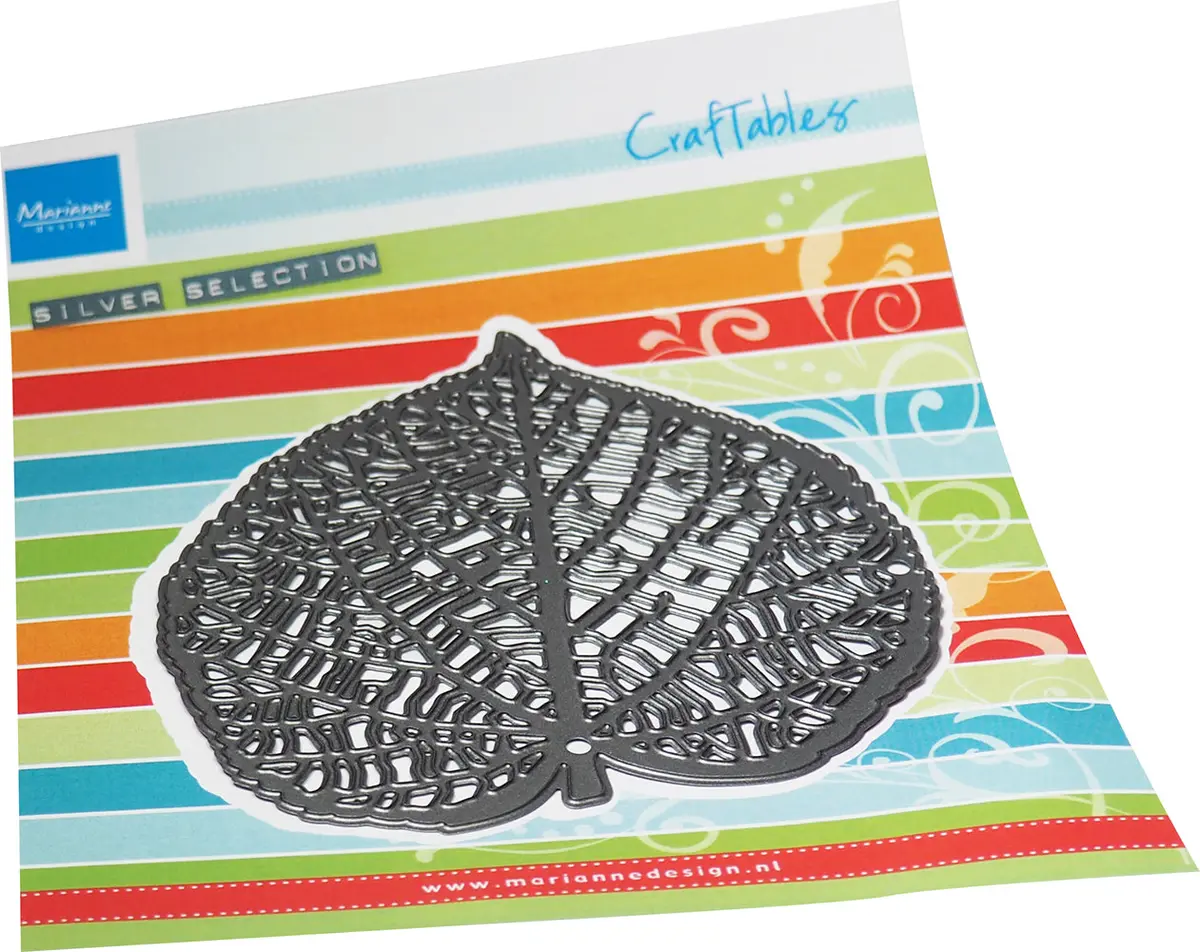 Marianne Design Craftables Die - Art Texture Xl Autumn Leaf 1