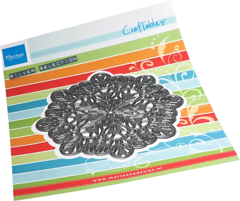 Marianne Design Craftables Die - Art Texture Xl Snowflake 1