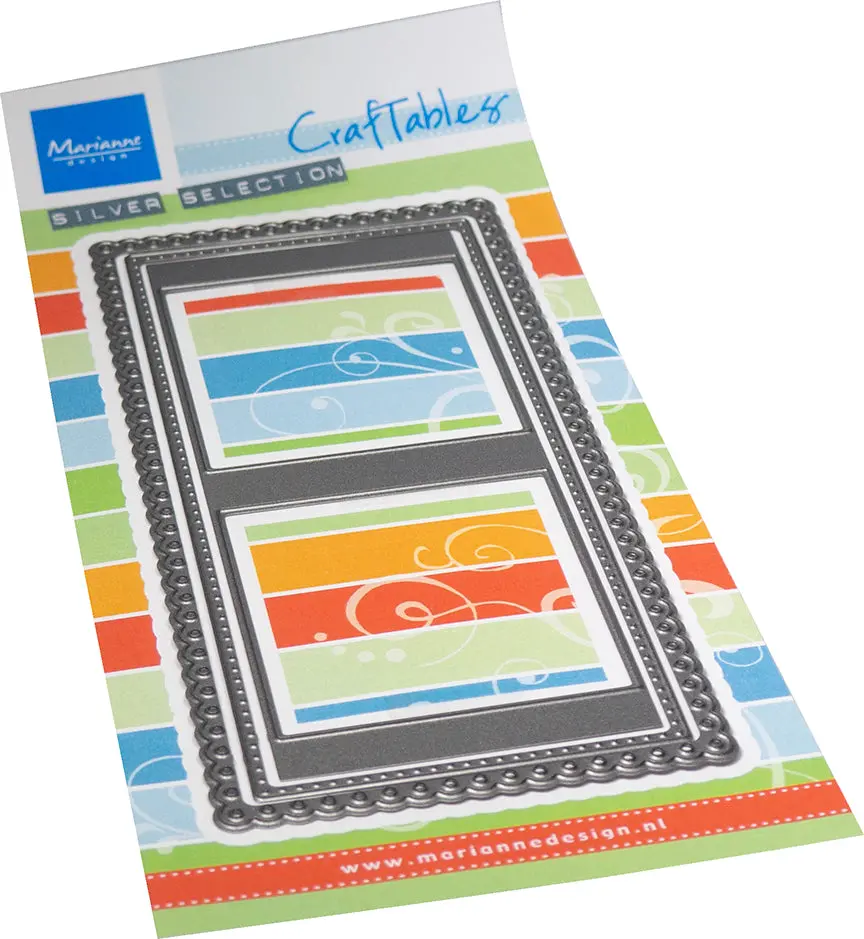 Marianne Design Craftables Die - Mini Slimline - 2 Squares 1
